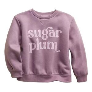 SUGAR PLUM Sweatshirt by Little Co. by Lauren Conrad size 2T NWOT